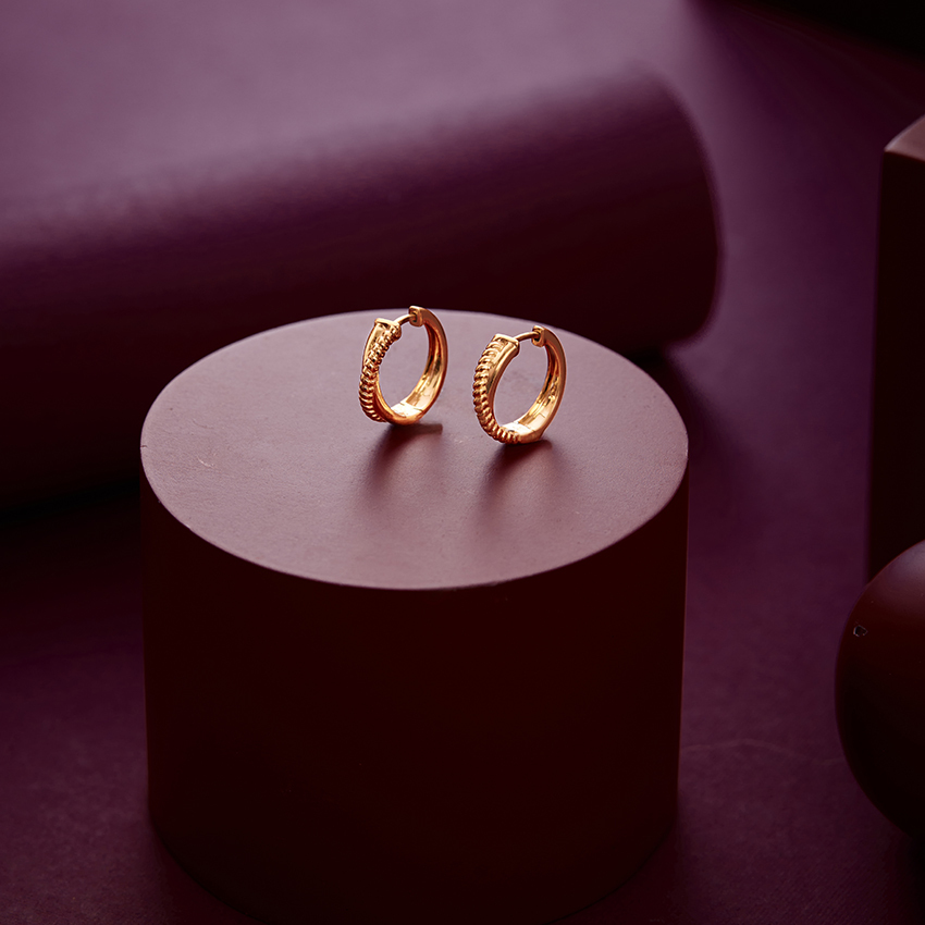 Gold Hoop Earring